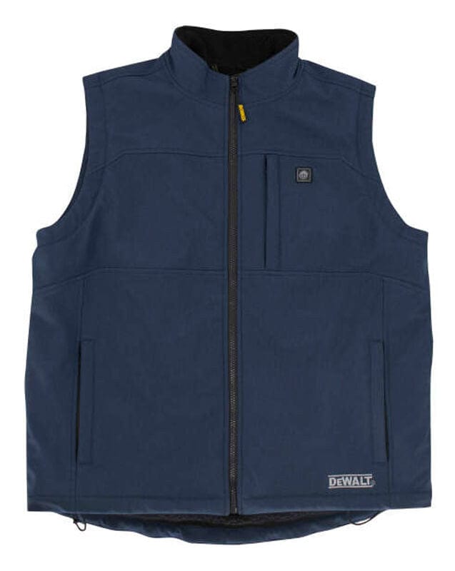 DEWALT Unisex Navy Heated Vest with Sherpa Lining and Battery & Charger DCHV089D1 - Front View 2