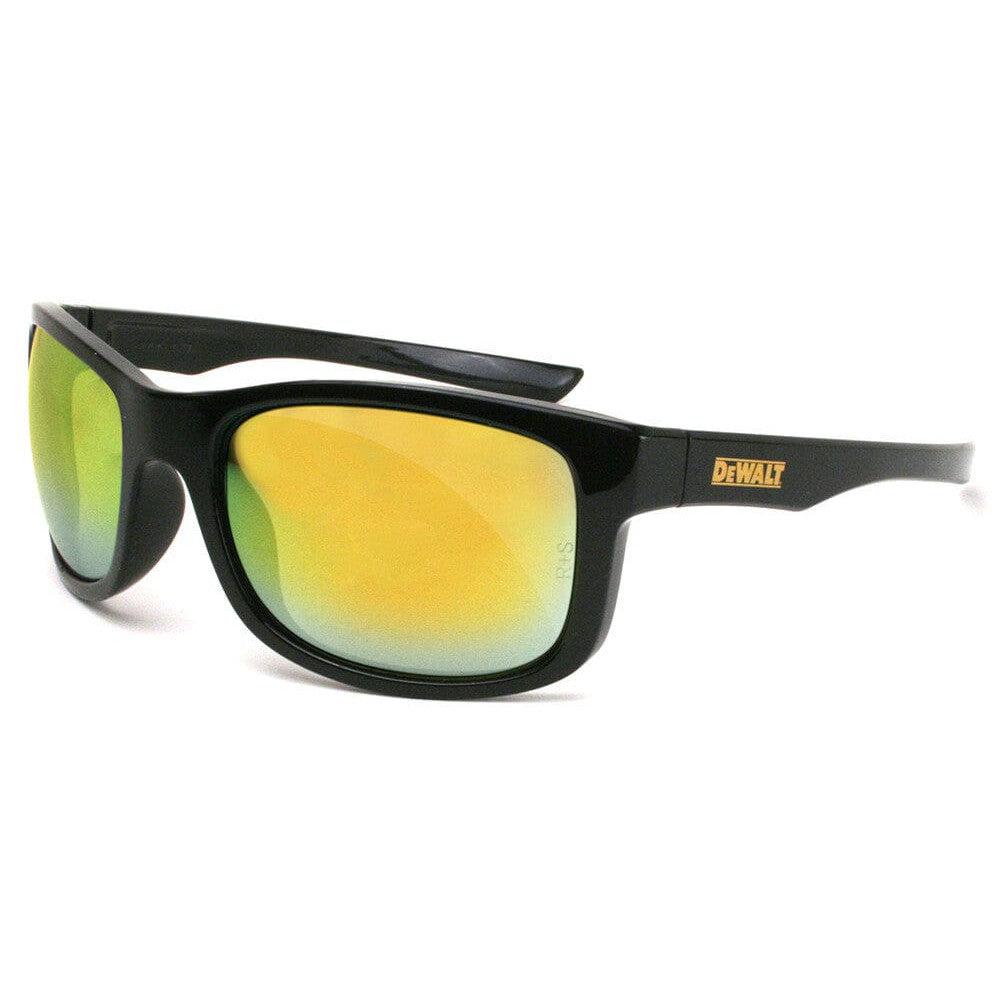 DEWALT DPG107-YD Supervisor Safety Glasses - Black Frame - Yellow Mirror Lens