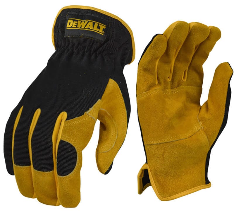 DeWalt DPG216 Split Cowhide Leather Palm Hybrid Gloves