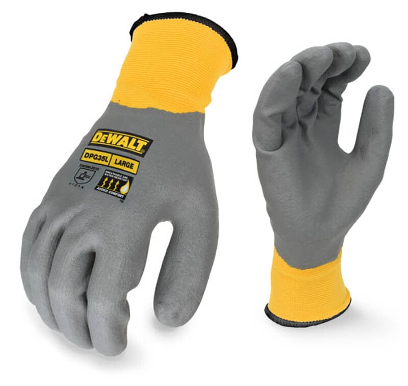 DeWalt DPG35 Full Dip Water-Resistant Breathable Work Glove
