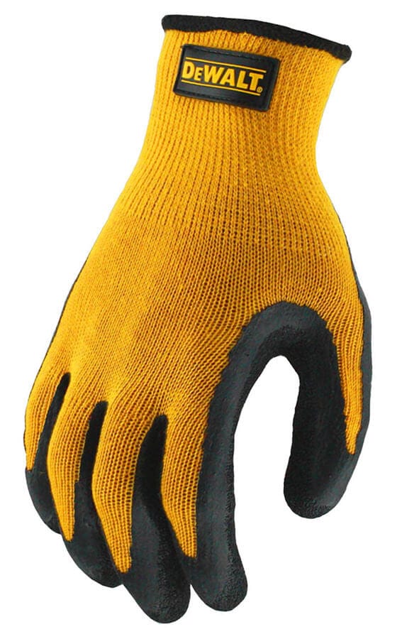 DeWalt DPG70 Textured Rubber Coated Gripper Gloves - Top