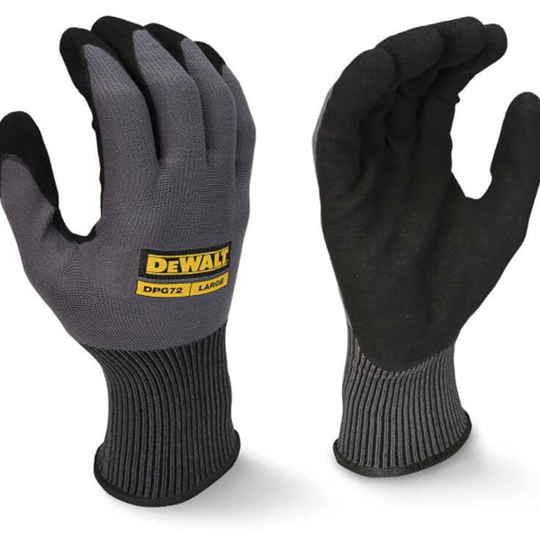 DEWALT DPG70 Textured Rubber Coated Gripper Glove - Large