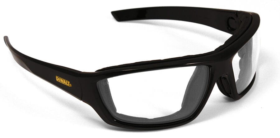DeWalt Converter Safety Glasses/Goggles with Black Frame and Clear Anti-Fog Lens DPG83-11