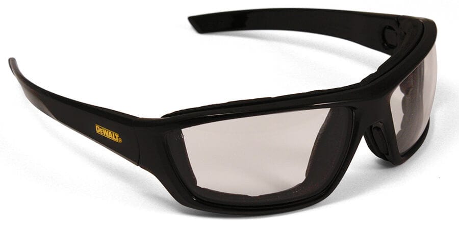 DeWalt Converter Safety Glasses/Goggles with Black Frame and Indoor-Outdoor Anti-Fog Lens DPG83-91