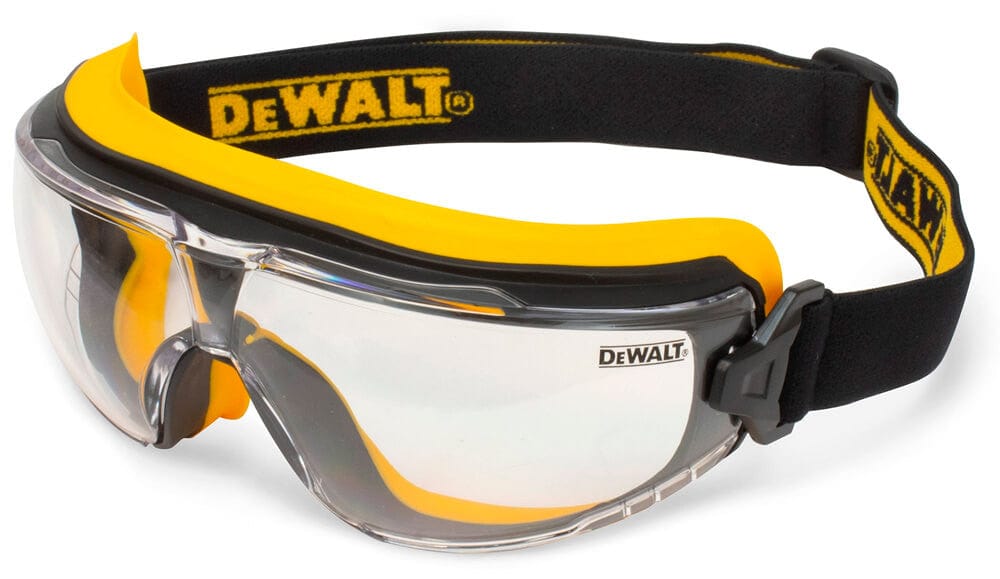 DeWalt DPG84 Insulator Goggle with Clear IQuity Anti-Fog Lens - Left Side View