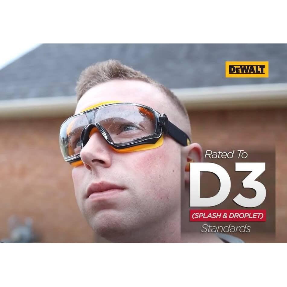 DeWalt DPG84 Insulator Goggle Clear IQuity AntiFog Lens