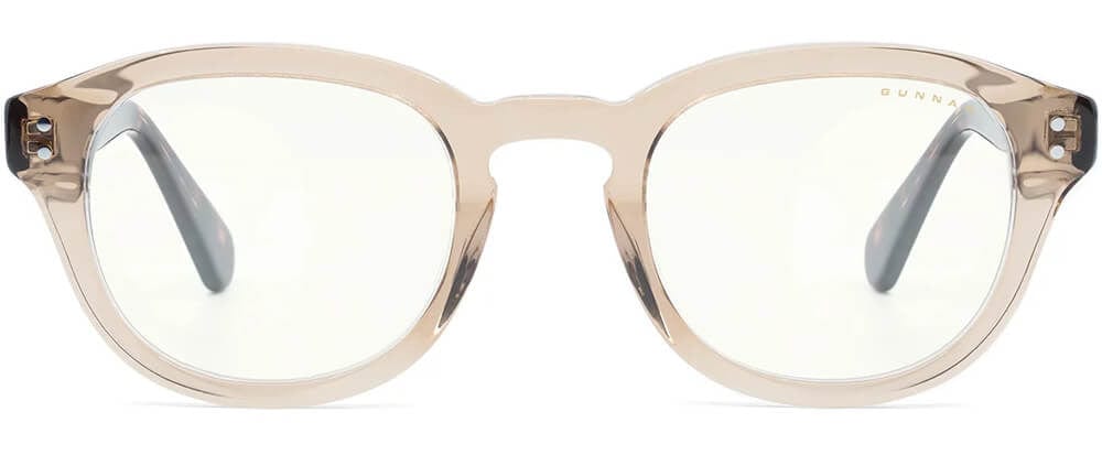 Gunnar Emery Computer Glasses with Rose Tortoise Frame and Clear Lens - Front