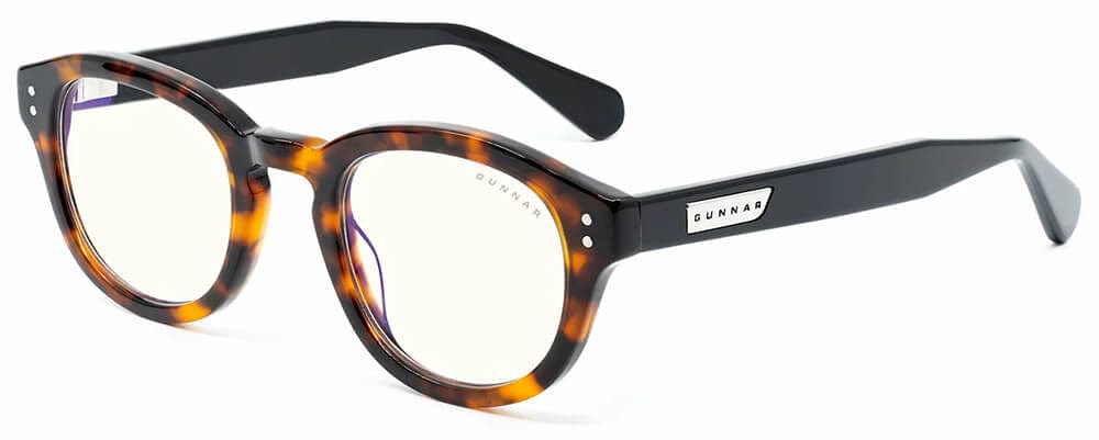 Gunnar Emery Computer Glasses with Tortoise Onyx Frame and Clear Lens