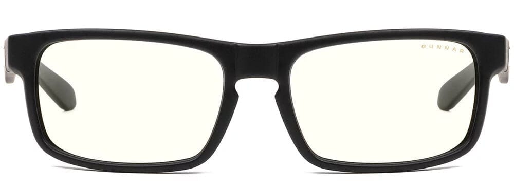 Gunnar Enigma Computer Glasses with Onyx Frame and Clear Lens - Front