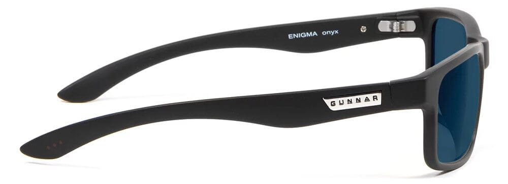 Gunnar Enigma Sunglasses with Onyx Frame and Sun Lens - Side