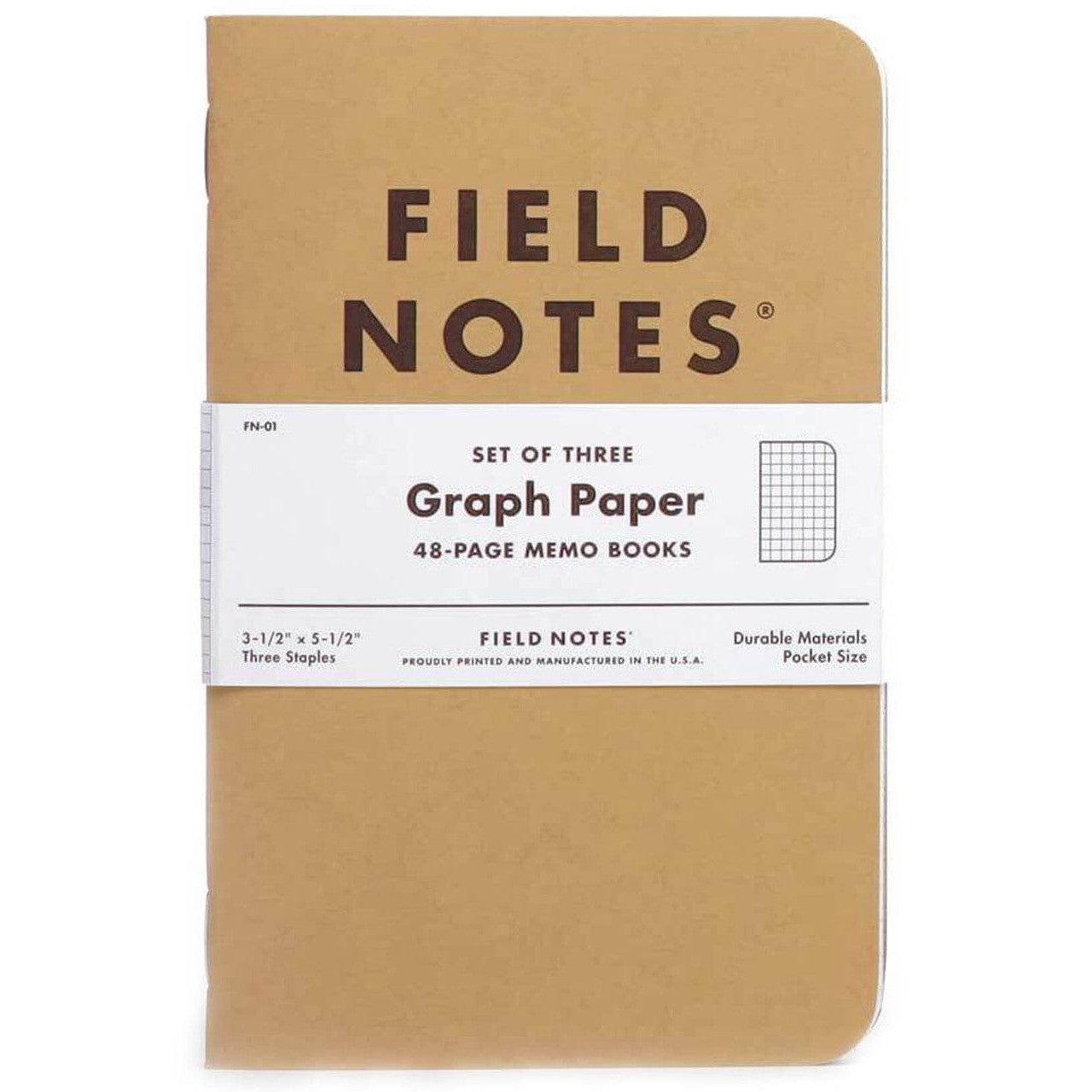 Field Notes Graph Paper 3-Pack