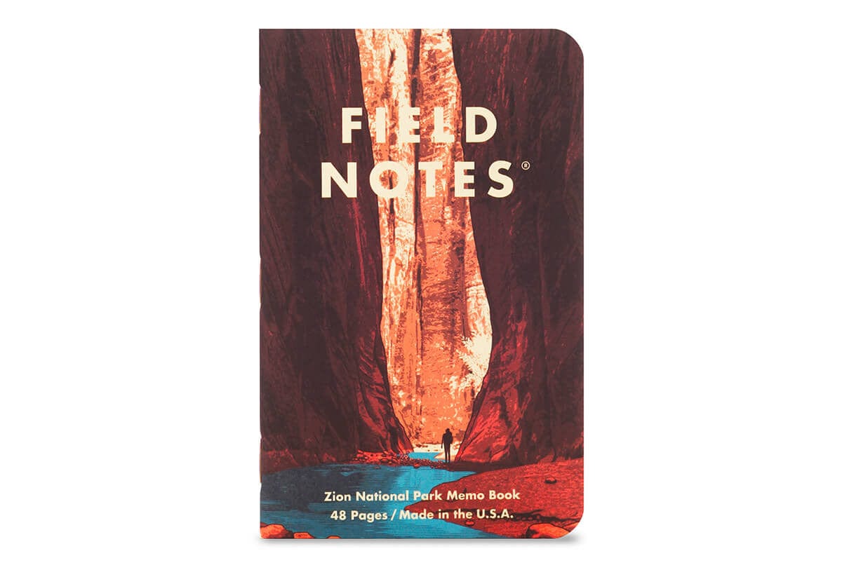 Field Notes National Parks - Zion