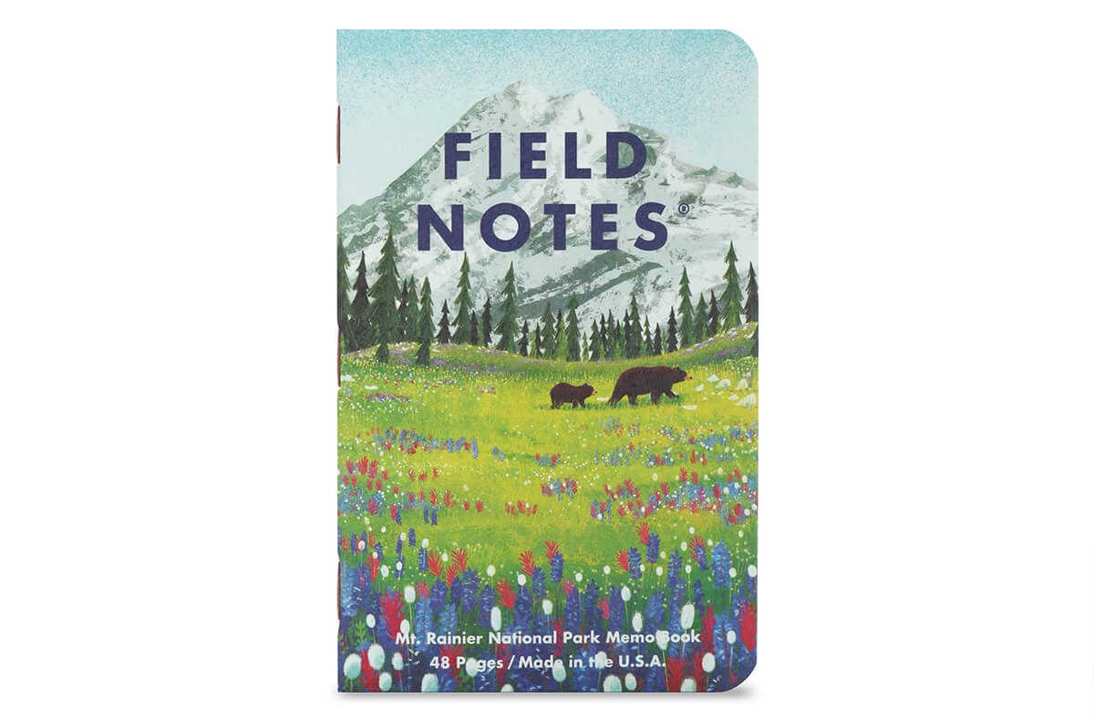 Field Notes National Parks 3-Pack - Mt Ranier