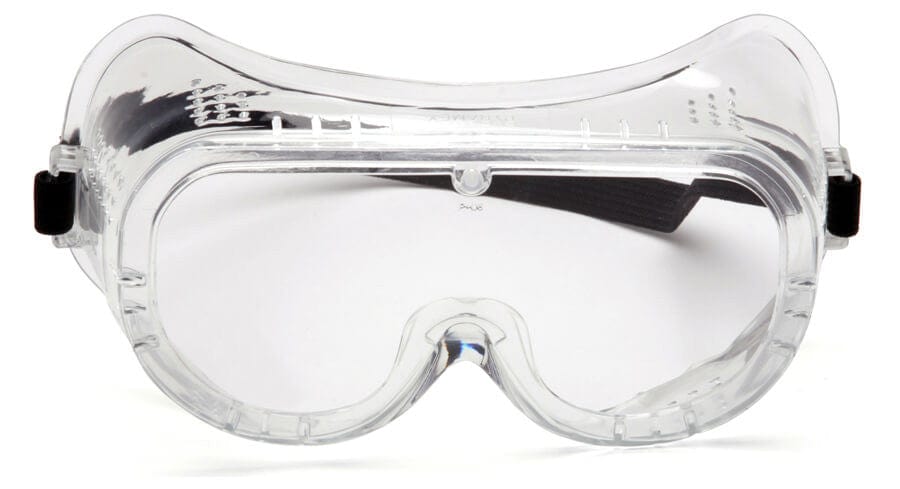 Pyramex G201 Perforated Goggle with Clear Lens - Front