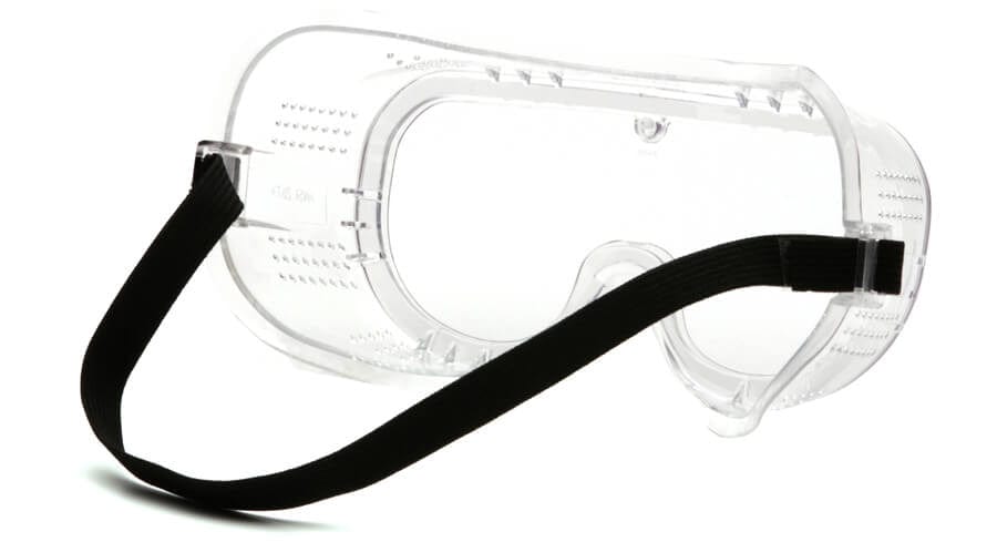 Pyramex G201 Perforated Goggle with Clear Lens - Back