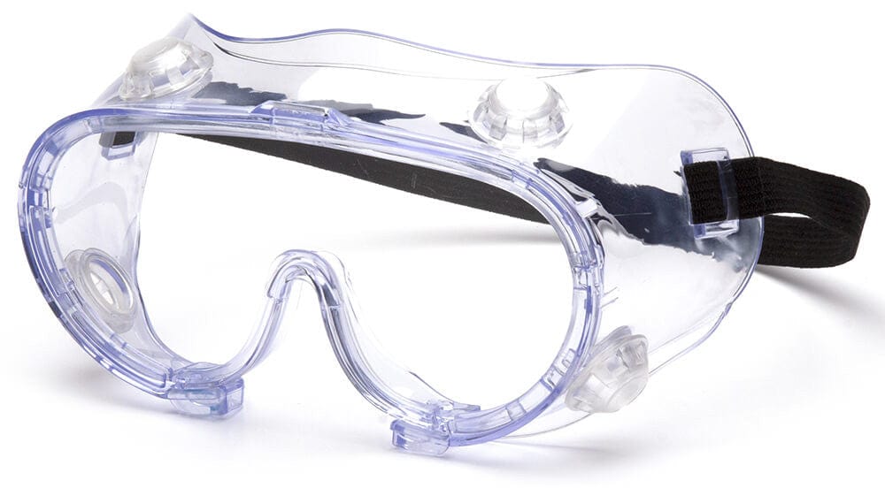 Pyramex G205T Indirect-Vent Splash Goggles with Clear Anti-Fog Lens
