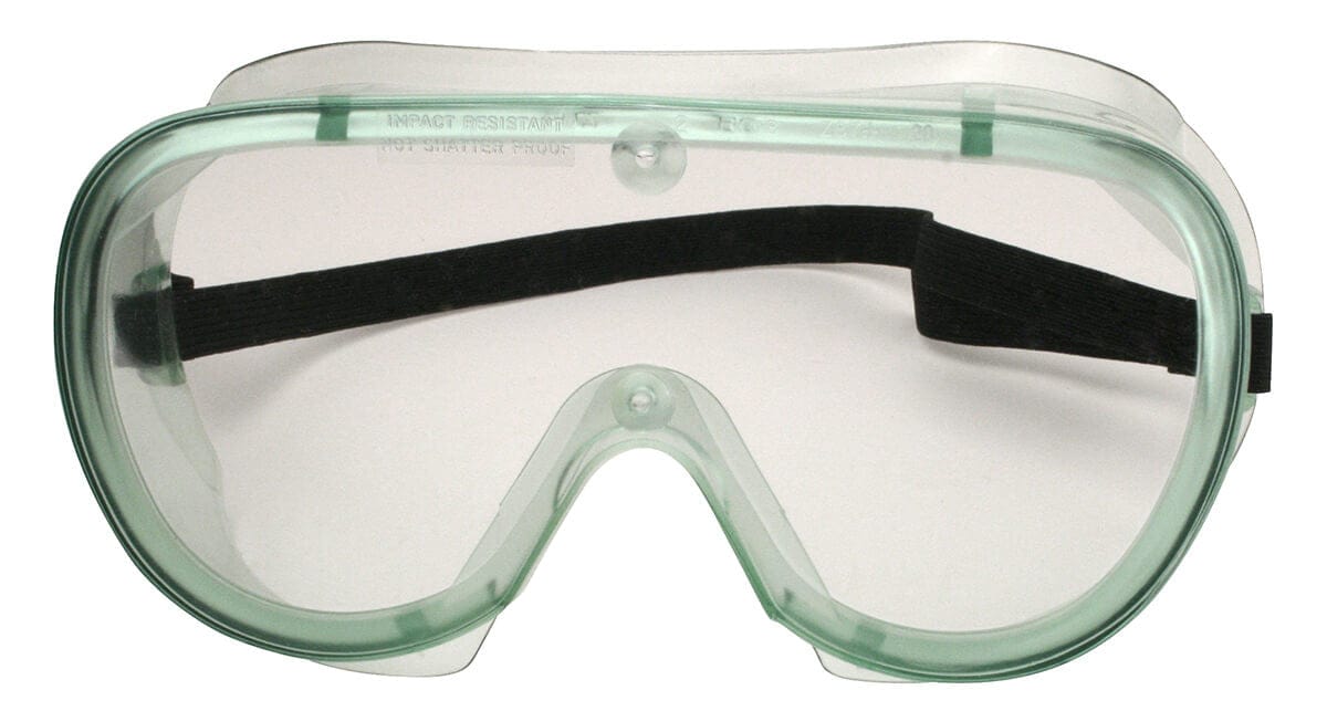 SGUSA Non-Vented Splash Goggle with Clear Lens Made in USA