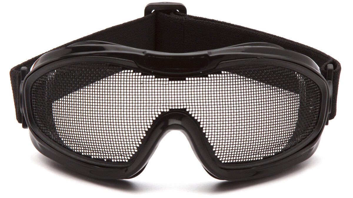 Pyramex G9WMG Safety Goggles with Wire-Mesh Lens - Front View
