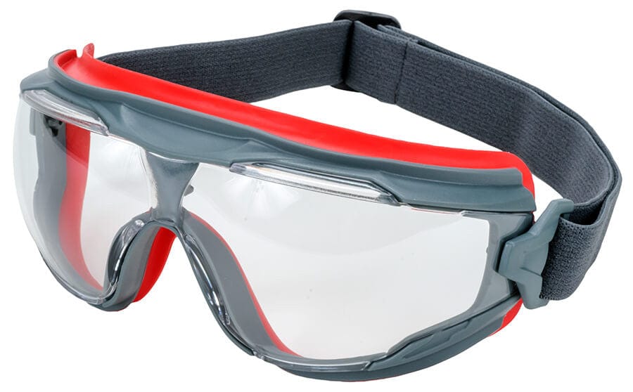 3M GoggleGear 500 GG501SGAF Gray Frame Clear Scotchgard Anti-Fog Lens