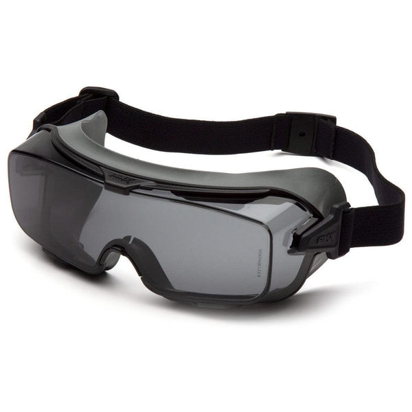 Pyramex Cappture Pro Safety Glasses Gasket & Strap H2MAX Gray Anti