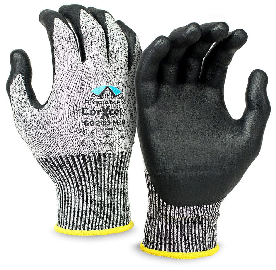 Pyramex CorXcel GL602C3 Series Cut-Resistant Micro-Foam Nitrile Gloves