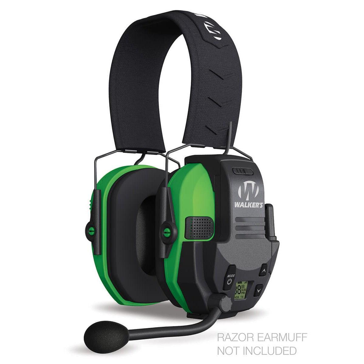 Walker's Razor Mounted Walkie Talkie - Razor Earmuff Sample