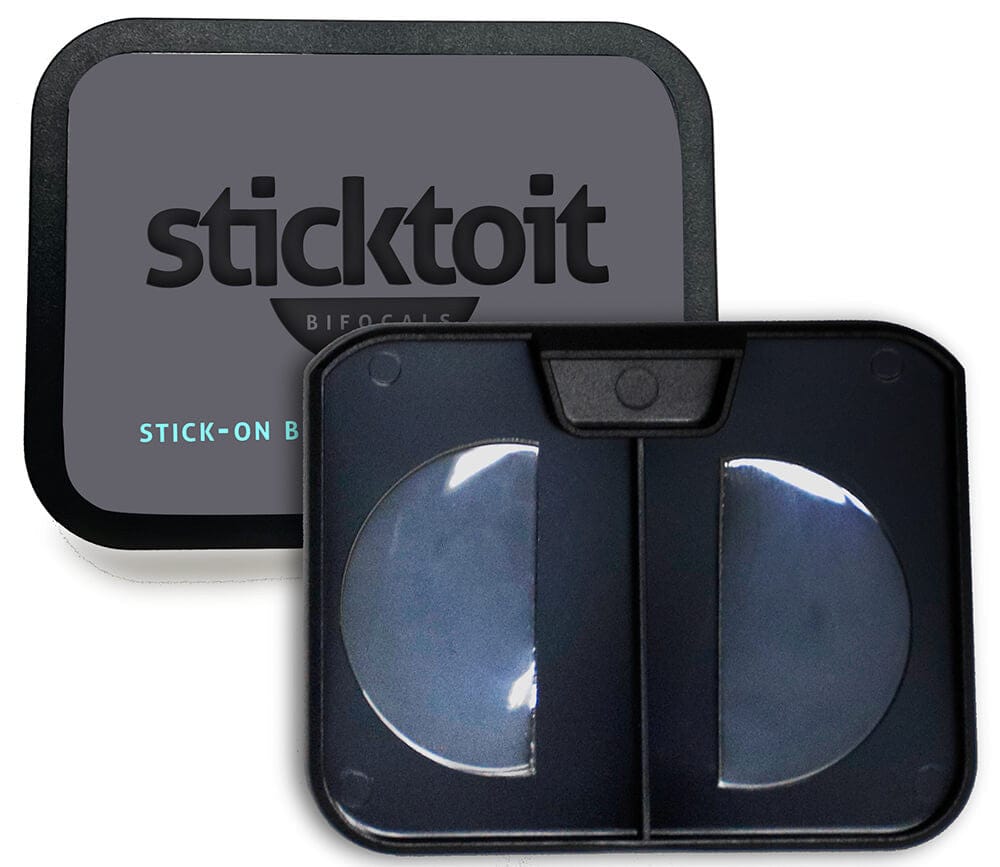 Sticktoit Stick-On Bifocal Lenses HY-STKON with box