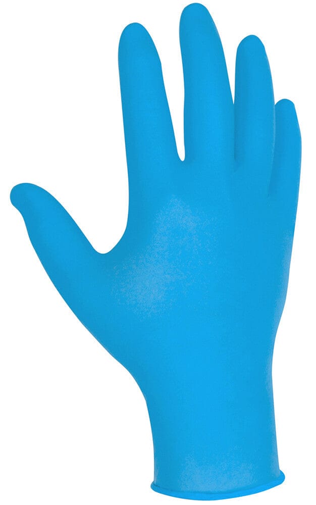MCR NitriShield Disposable Gloves, Blue, Medical Grade, Powder Free, 4-Mil (Box 100) - Glove