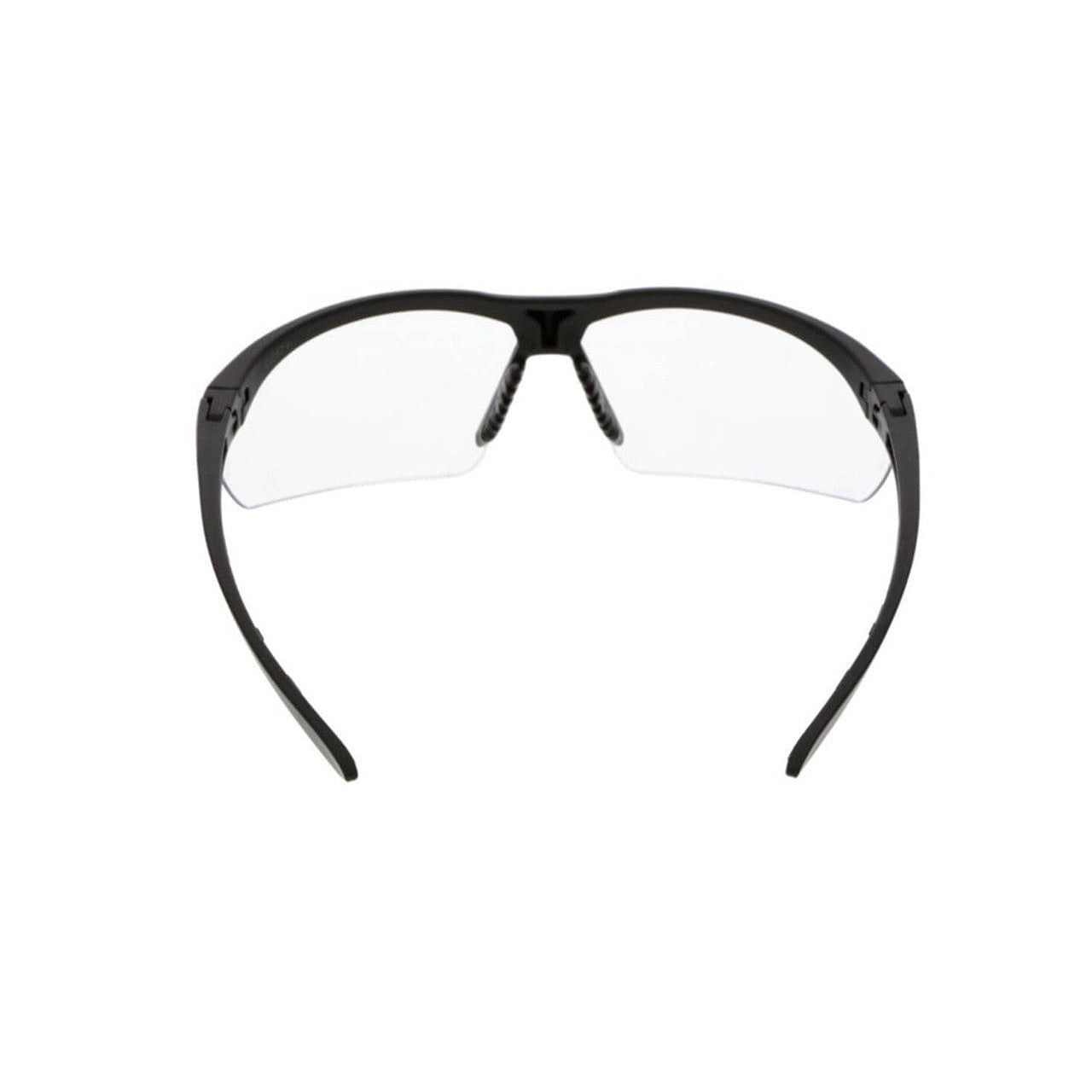 MCR Safety VL2 Dual Reader Safety Glasses with Clear Lenses and Upper Lower Diopters nose bridge view