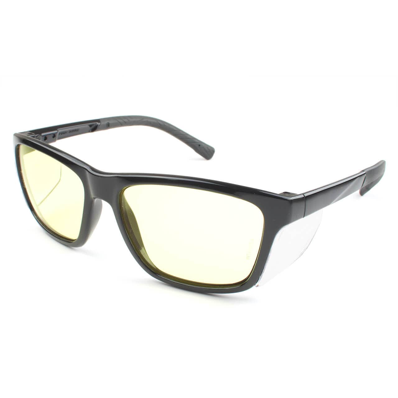 Metel M40 Safety Glasses with Black Frame and UV400 Blue Block Lenses