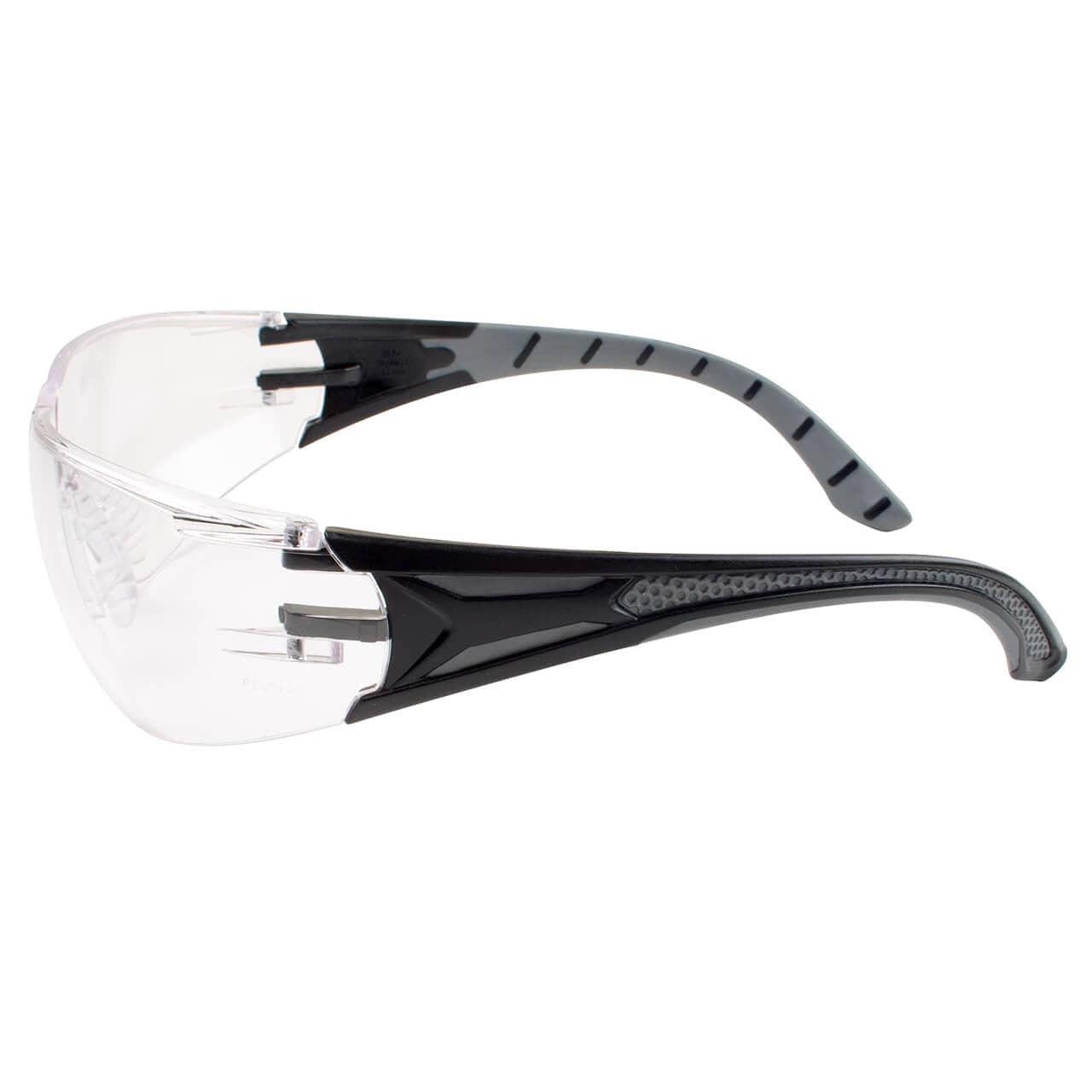 Metel M50 Safety Glasses with Clear Anti-Fog Lenses Side View