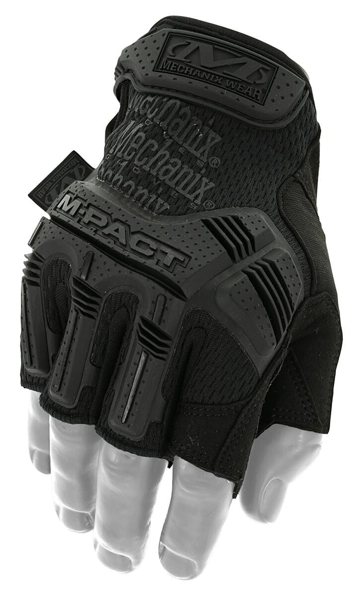 Mechanix MFL-55 M-Pact Fingerless Covert Gloves, Black