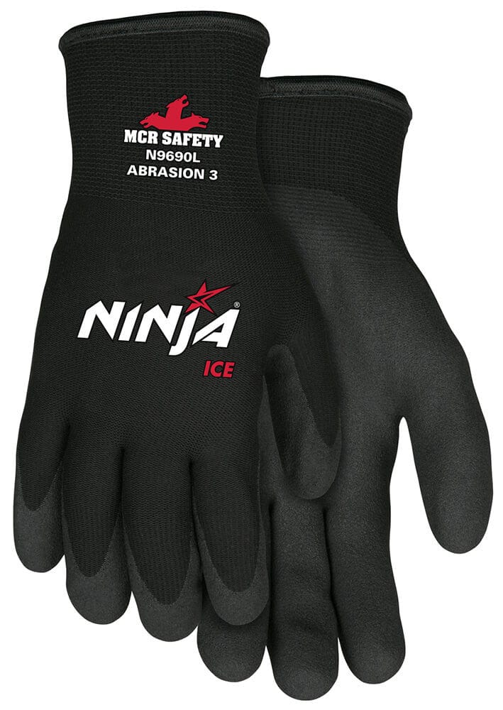 MCR N9690 Ninja Ice Cold Weather Work Glove HPT Palm and Fingertips