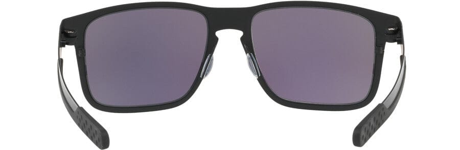 Oakley Holbrook Metal Sunglasses with Matte Black Frame and Jade Iridium Lens - Back