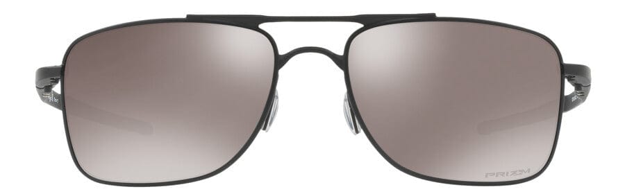Oakley Gauge 8 Sunglasses with Matte Black Frame-62 and Prizm Black Iridium Polarized Lens - Front