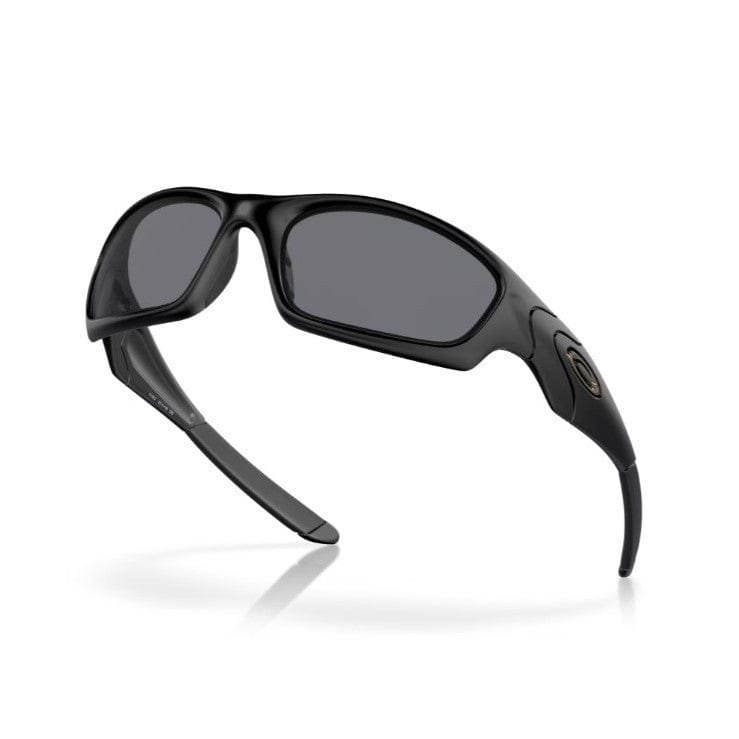 Oakley SI Straight Jacket 11-013 Matte Black with Grey Lens Profile View