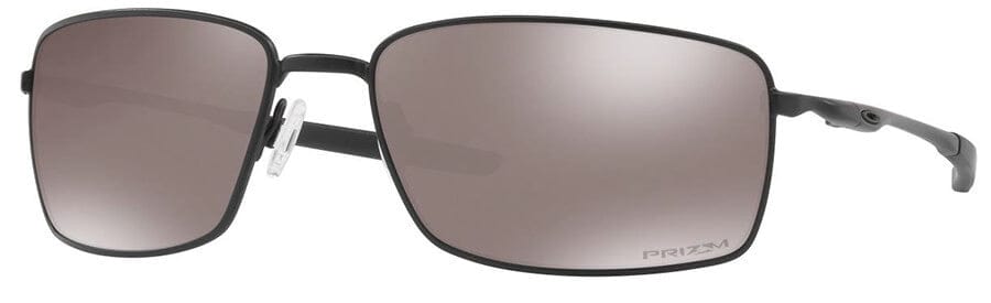Oakley SI Blackside Square Wire Sunglasses with Matte Black Frame and Prizm Black Polarized Lens OO4075-1260
