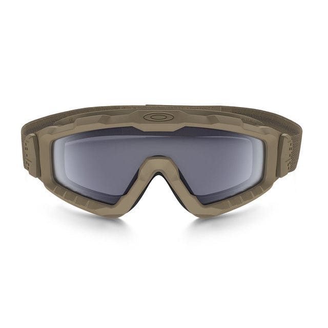 Oakley SI Ballistic Halo Goggle with Terrain Tan Frame and Grey Lens Front
