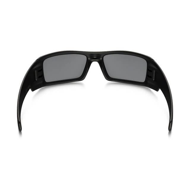 Oakley SI Thin Red Line Gascan Sunglasses with Satin Black Frame and Black Iridium Lens - Back