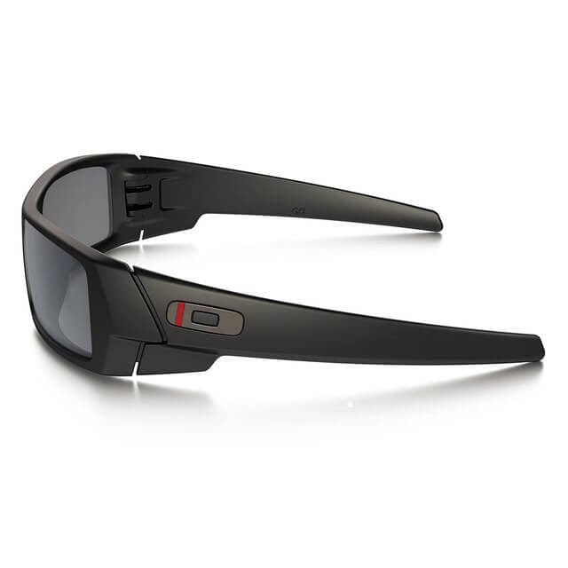 Oakley SI Thin Red Line Gascan Sunglasses with Satin Black Frame and Black Iridium Lens