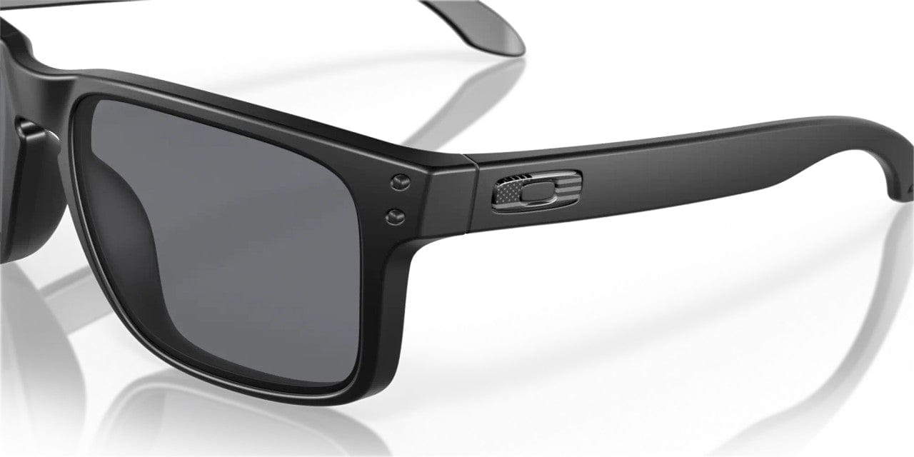 Oakley SI Holbrook Sunglasses with Matte Black Tonal USA Flag Frame and Grey Lens