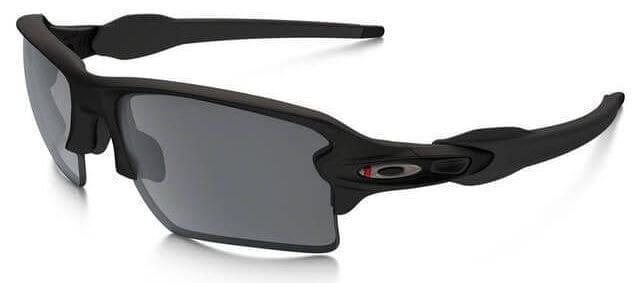 Oakley SI Thin Red Line Flak 2.0 XL Sunglasses with Satin Black Frame and Black Iridium Lens OO9188-6459