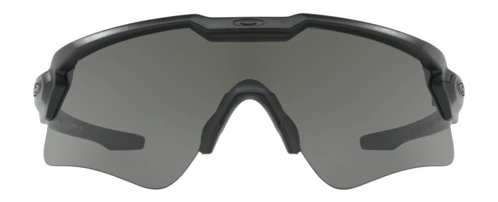 Oakley SI Ballistic M Frame Alpha Sunglasses with Matte Black Frame and Grey Lens - Front