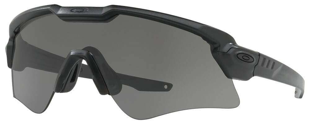 Oakley SI Ballistic M Frame Alpha Sunglasses Matte Black Frame Grey Lens OO9296-04