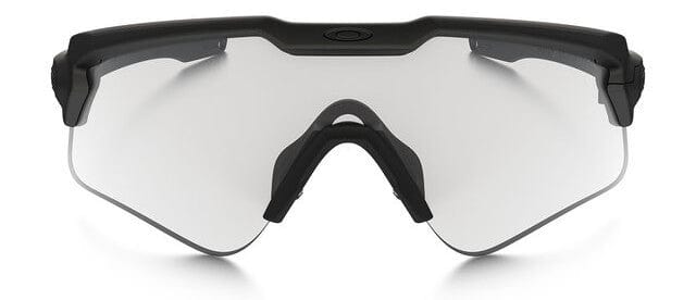 Oakley SI Ballistic M Frame Alpha Sunglasses Matte Black Frame with Clear and Gray Lens