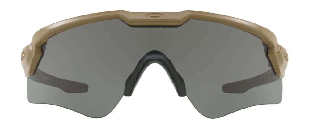 Oakley SI Ballistic M Frame Alpha Sunglasses with Terrain Tan Frame and Grey Lens - Front