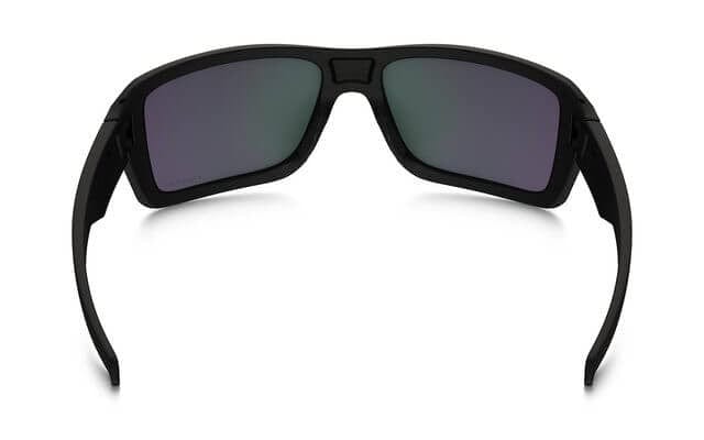 Oakley SI Double Edge Sunglasses with Matte Black Frame and Prizm Maritime Polarized Lens - Back