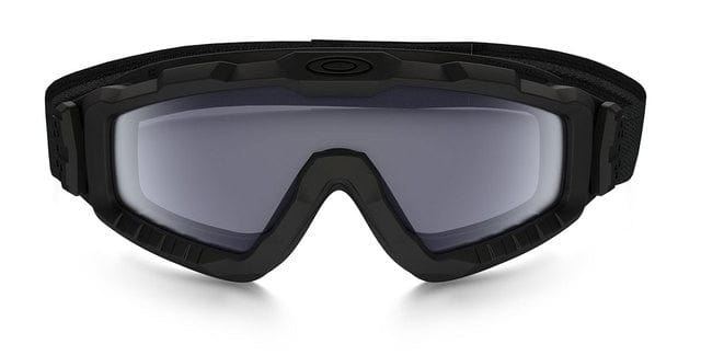 Oakley SI Ballistic Halo Goggle with Matte Black Frame and Grey Lens Front