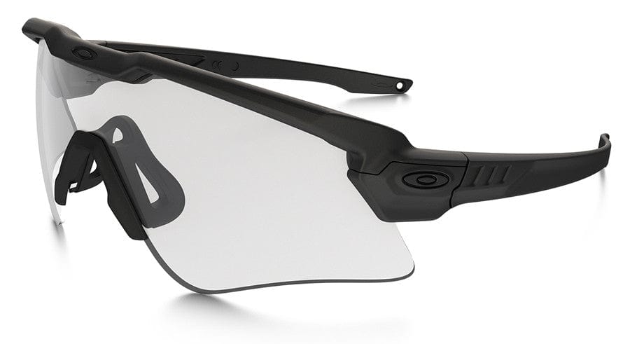 Oakley SI Ballistic M Frame Alpha Sunglasses with Matte Black Frame and Clear Lens