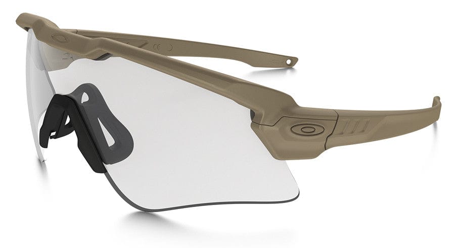 Oakley SI Ballistic M Frame Alpha Sunglasses with Terrain Tan Frame and Clear Lens